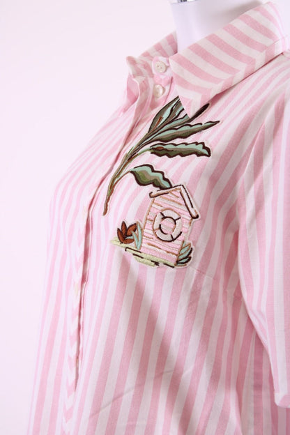 Suzannah S/S Stripe Mini Dress & Shorts Pink/ White 10 | Default Title, Pink