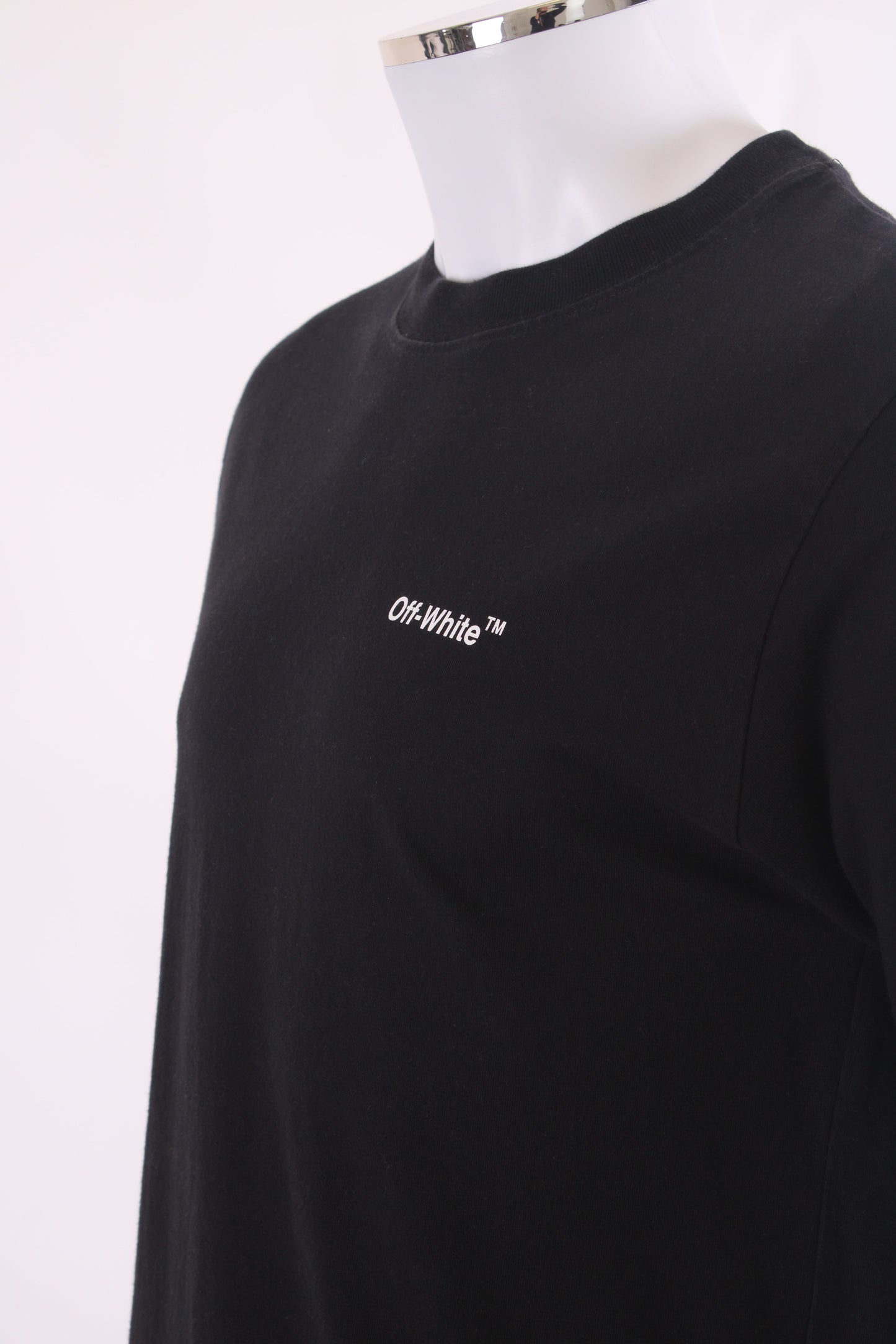 Off White L/S Logo Sweatshirt Black/ Grey M | Medium, Multicoloured