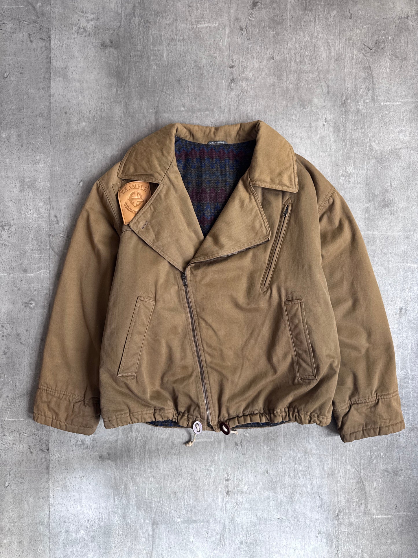 Missoni Padded Cotton Moto Closure Blouson