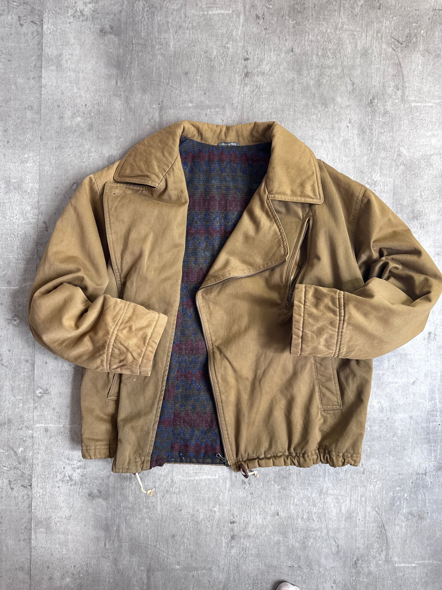 Missoni Padded Cotton Moto Closure Blouson