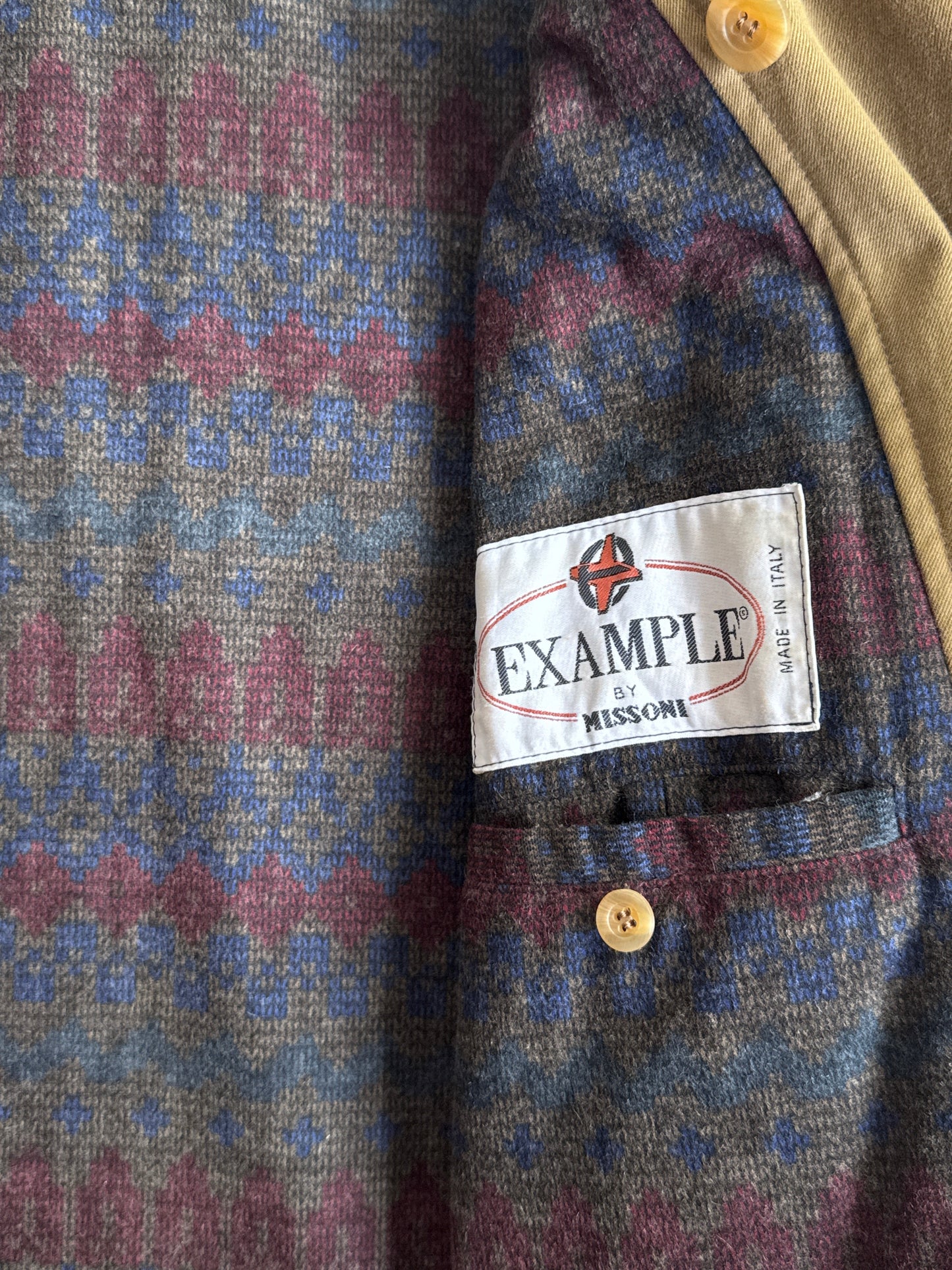 Missoni Padded Cotton Moto Closure Blouson