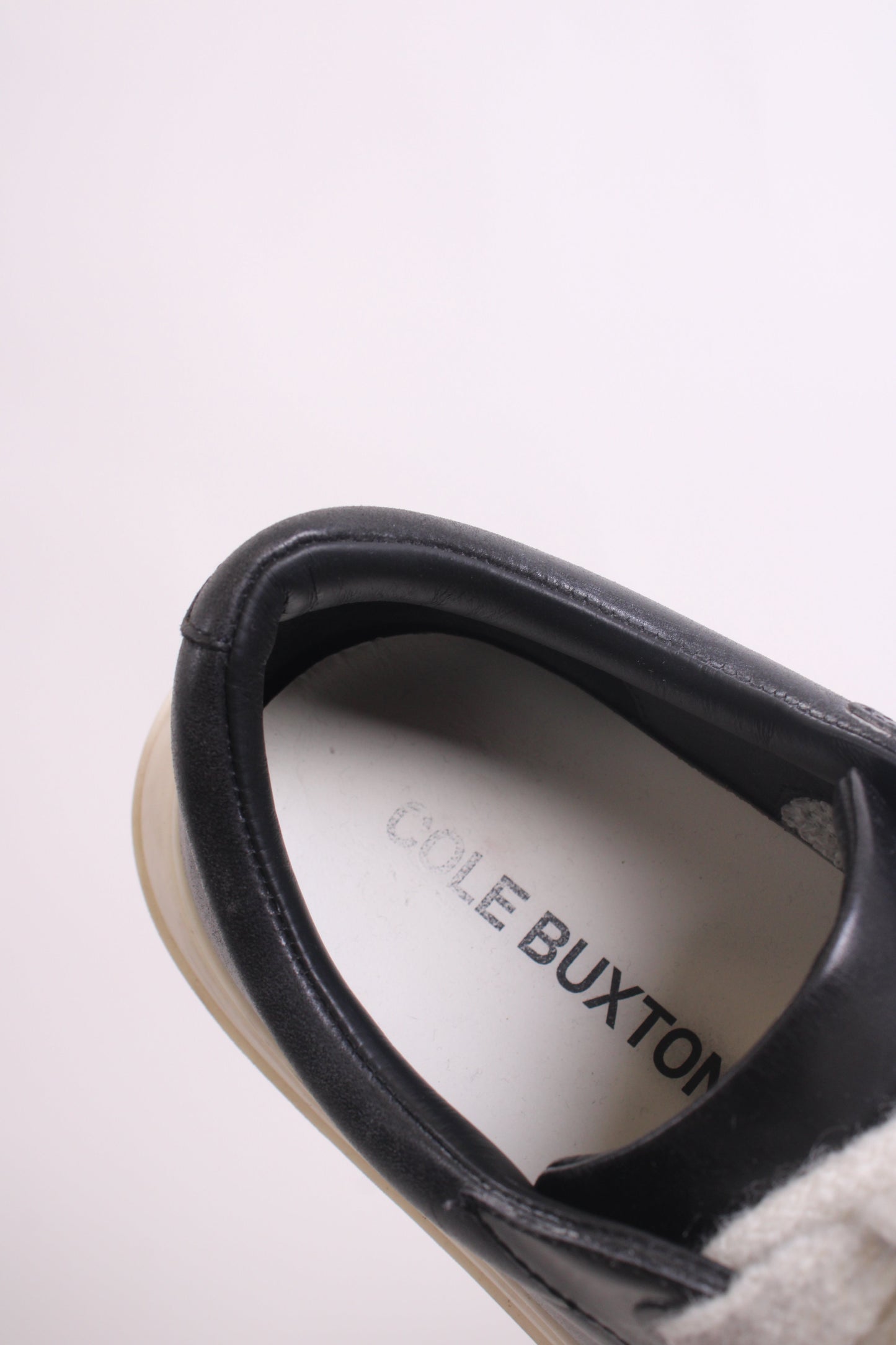 Cole Buxton Wilson Leather Trainers Black 44 | O/S, Black
