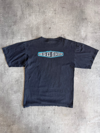 WWE Big Show 'Large & In Charge' Faded Black Graphic Tee | Large, Multicoloured