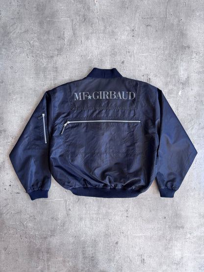 1990's Marithe Francois + Girbaud Nylon Multi-Pocket Tech Bomber | Large, Multicoloured