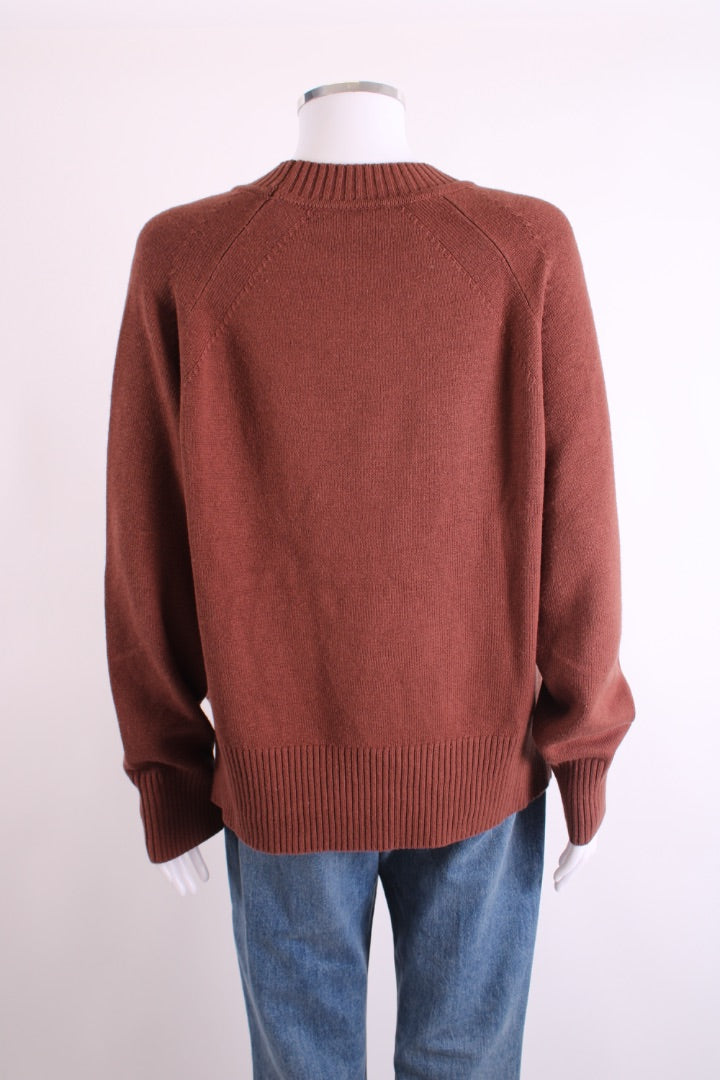 Joseph L/S Jumper Brown M | Default Title, Brown