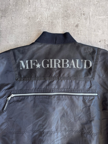 1990's Marithe Francois + Girbaud Nylon Multi-Pocket Tech Bomber | Large, Multicoloured