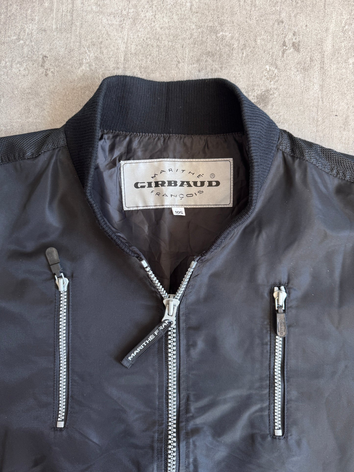 1990's Marithe Francois + Girbaud Nylon Multi-Pocket Tech Bomber | Large, Multicoloured