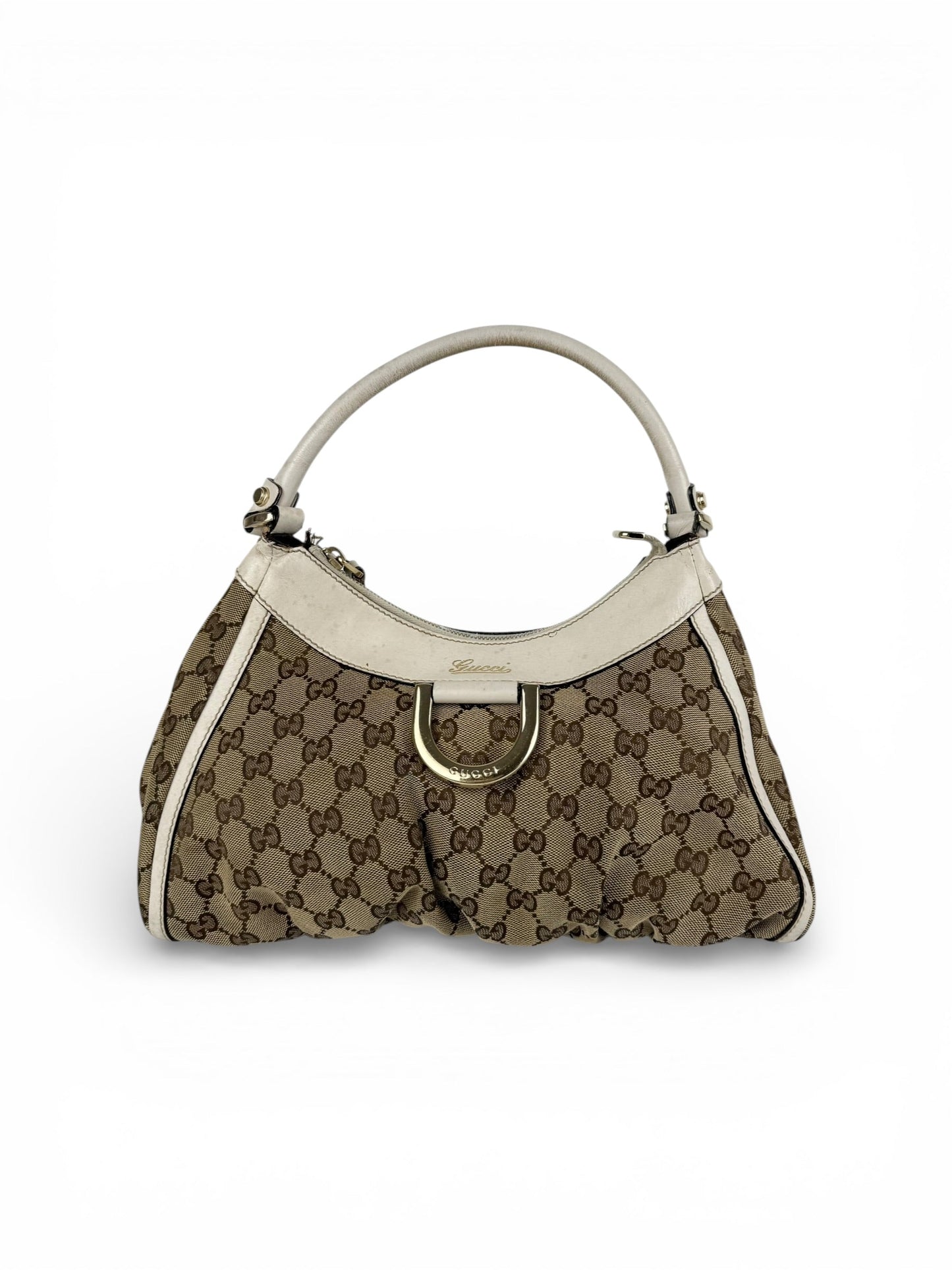 Vintage 90s Gucci Monogram Mini D-Ring Handbag | O/S, Multicoloured