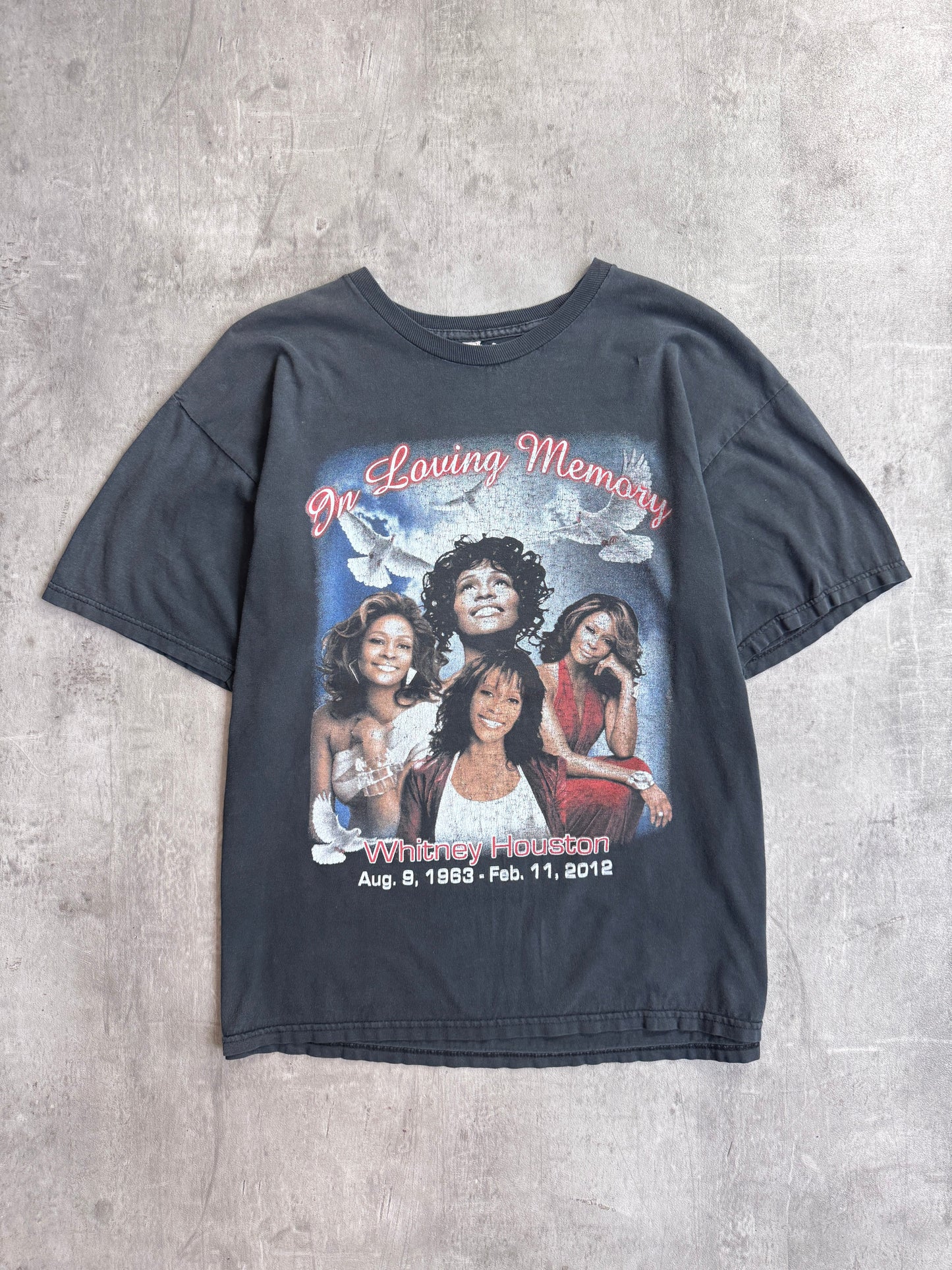 2012 Whitney Houston Memorial Graphic Tee