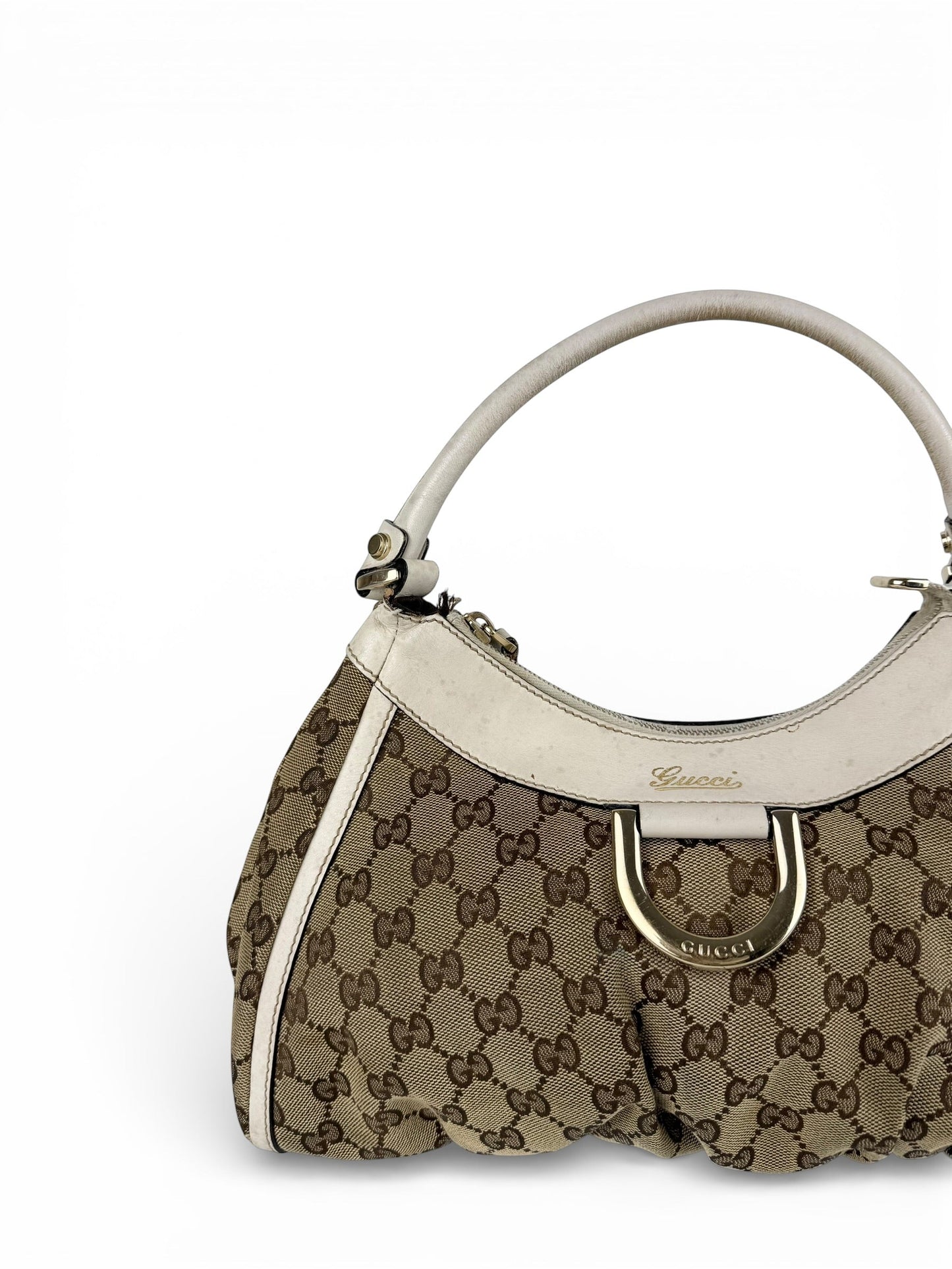 Vintage 90s Gucci Monogram Mini D-Ring Handbag | O/S, Multicoloured