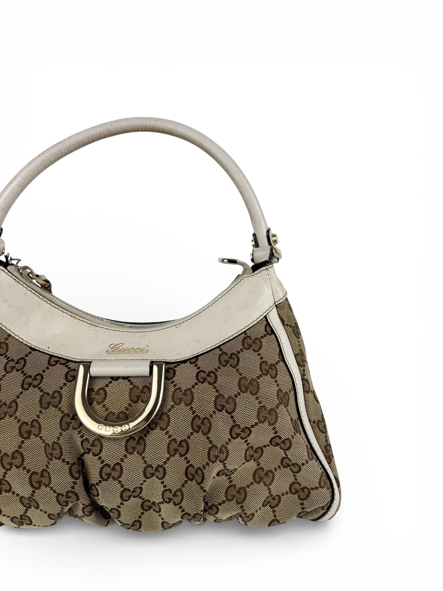 Vintage 90s Gucci Monogram Mini D-Ring Handbag | O/S, Multicoloured