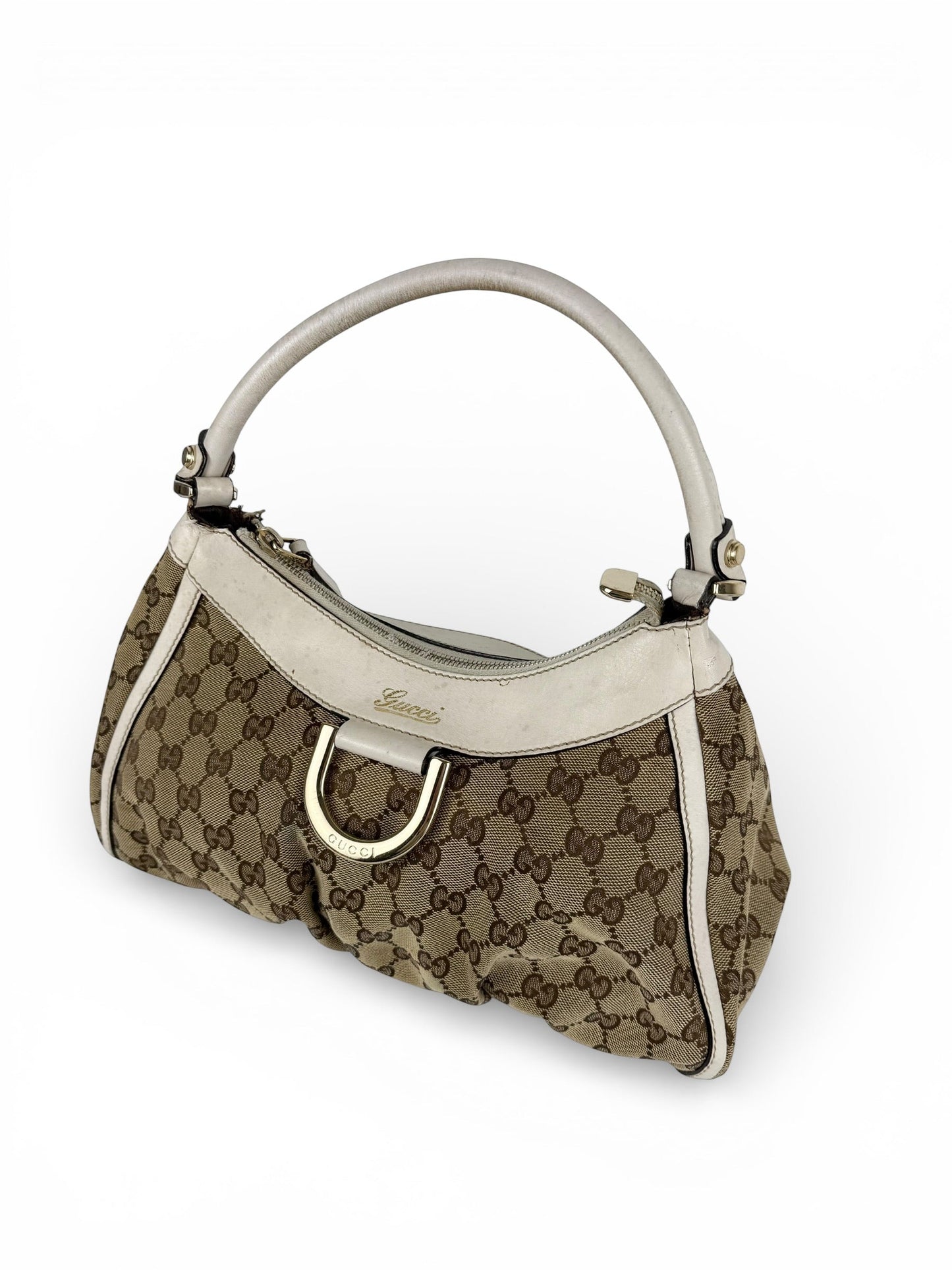 Vintage 90s Gucci Monogram Mini D-Ring Handbag | O/S, Multicoloured