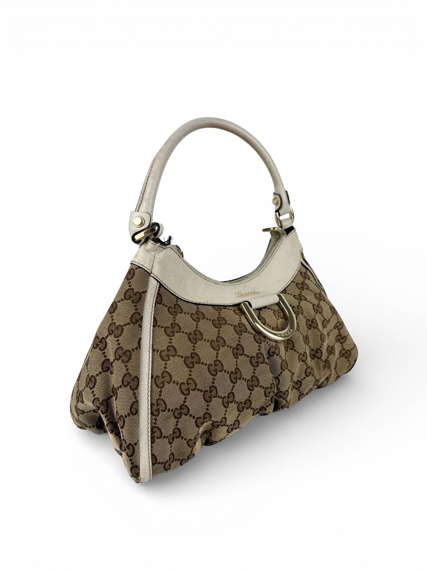 Vintage 90s Gucci Monogram Mini D-Ring Handbag | O/S, Multicoloured