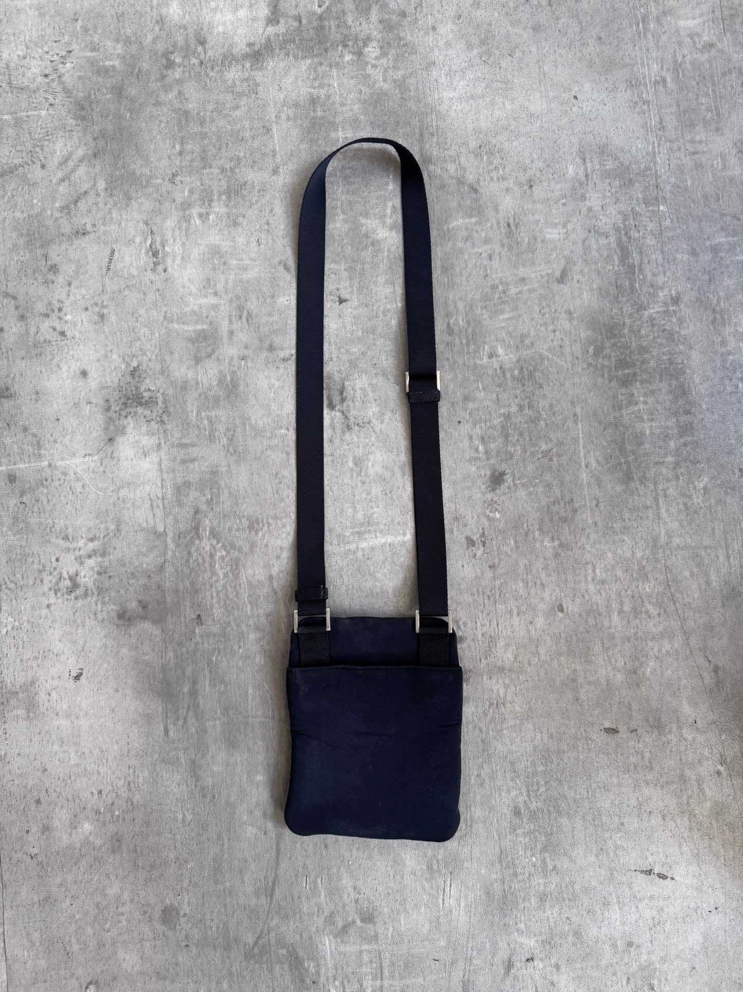 Prada Sport 1999 Black Neoprene Messanger Bag