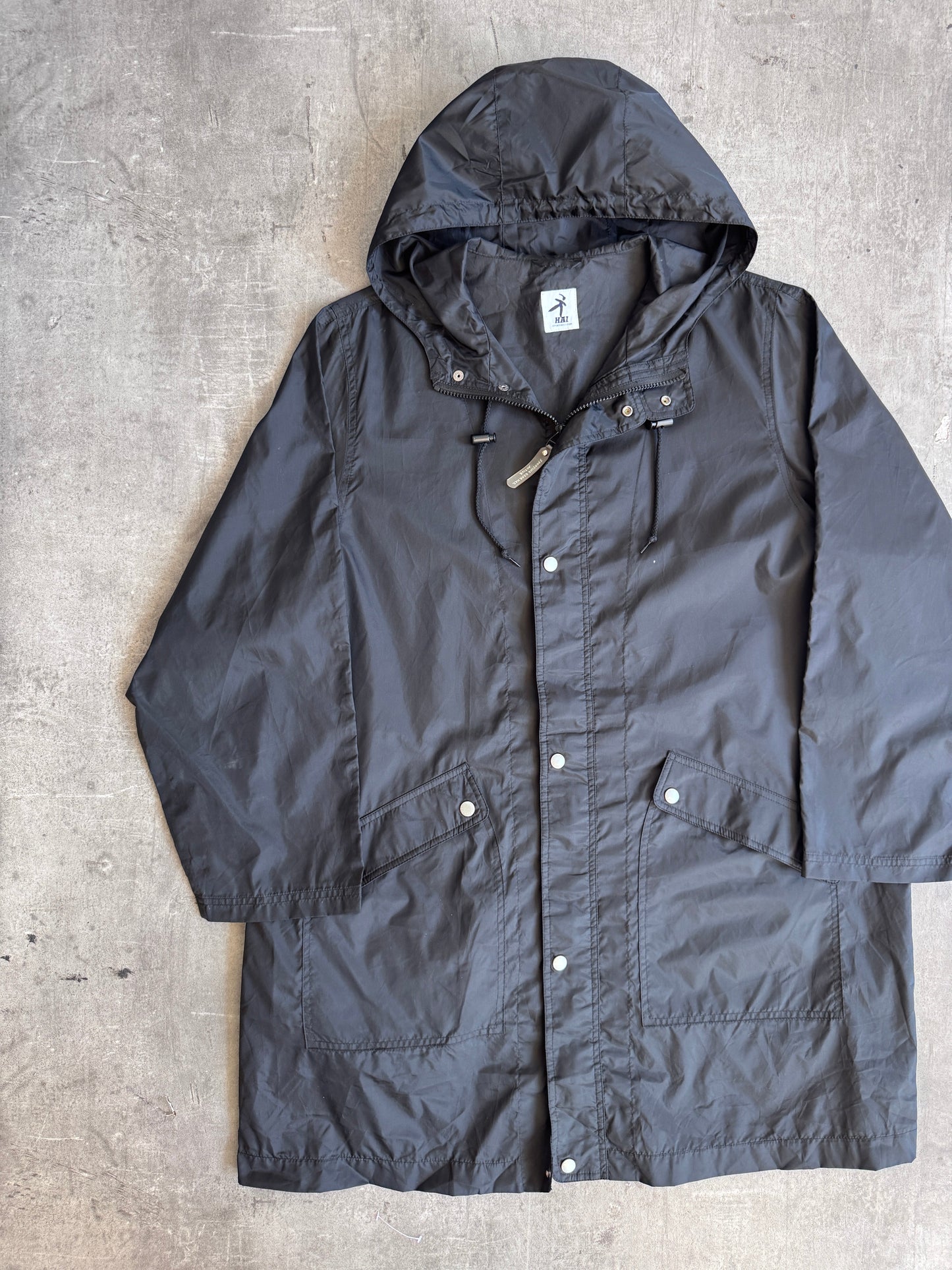 Issey Miyake Hai Sporting Gear Lightweight Nylon Tech Parka | Extra Large, Multicoloured