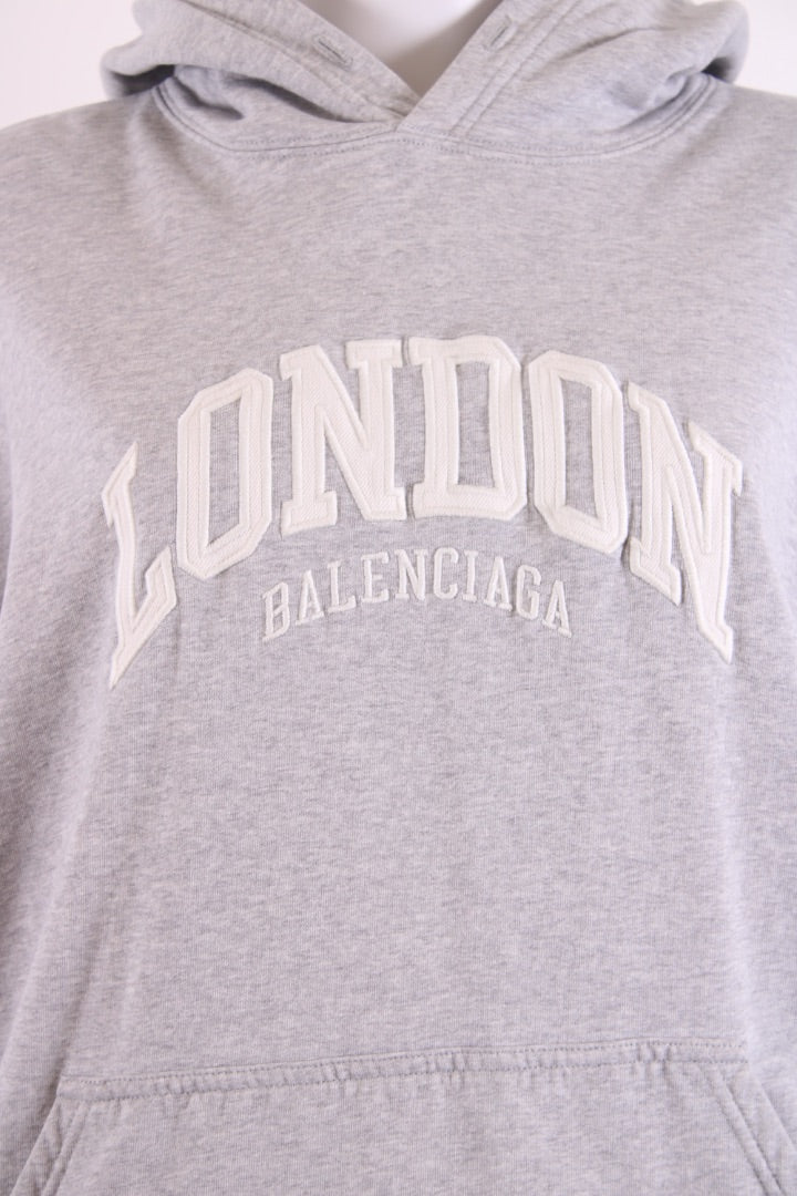 Balenciaga London City Hoodie Grey/ White M | Default Title, Grey