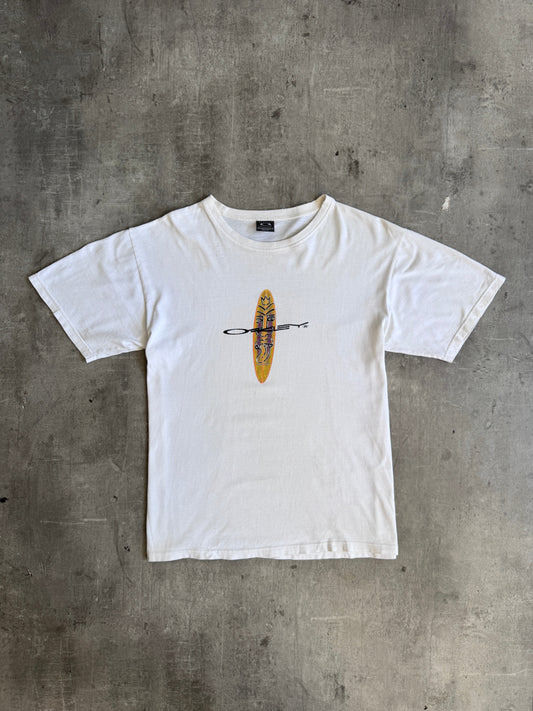 1990's Oakley Software Surfing Spellout Graphic Tee | Medium, Multicoloured