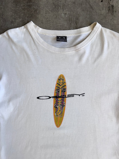 1990's Oakley Software Surfing Spellout Graphic Tee | Medium, Multicoloured