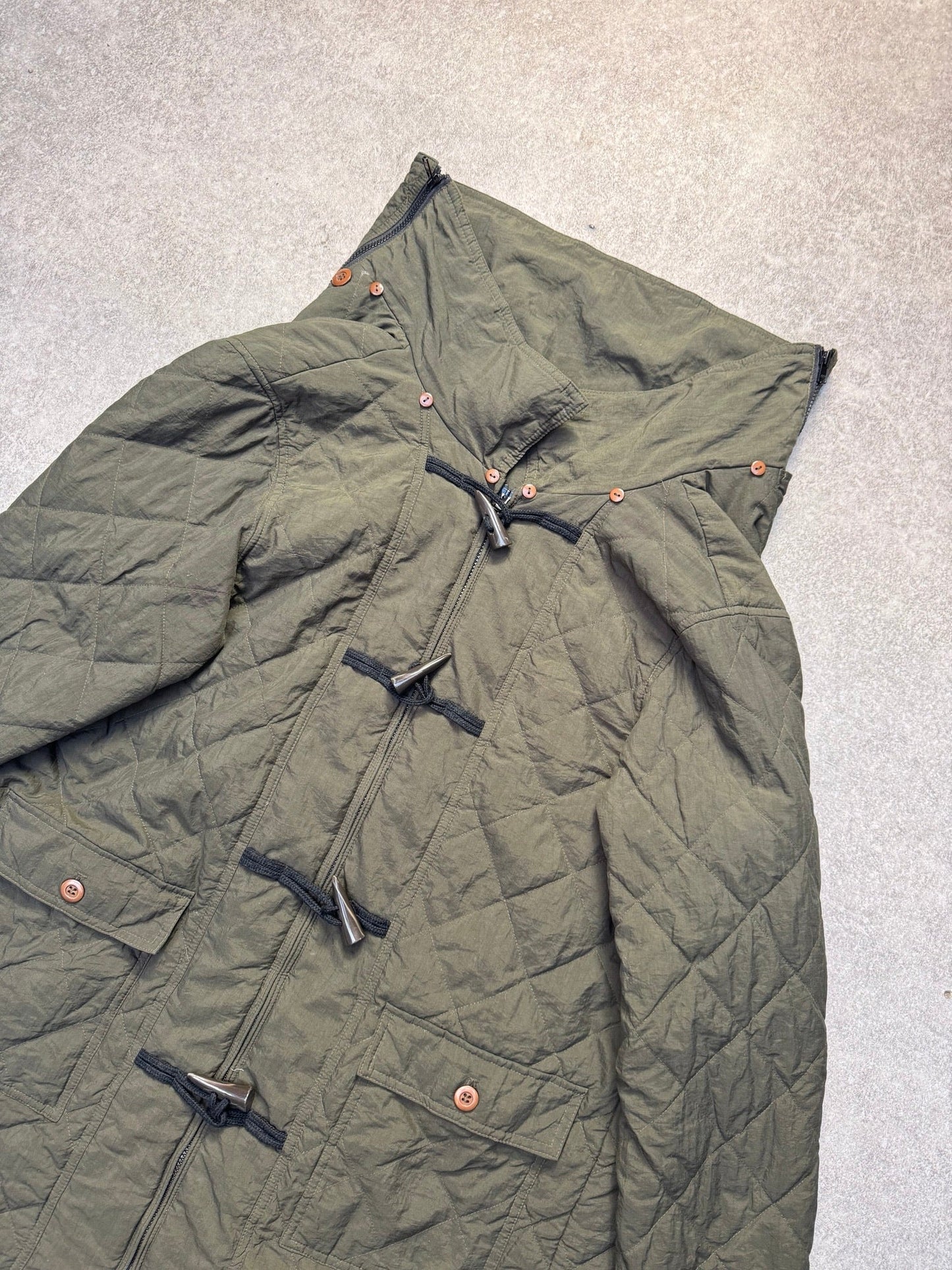 Issey Miyake Sports Zip Detail Quilted Jacket