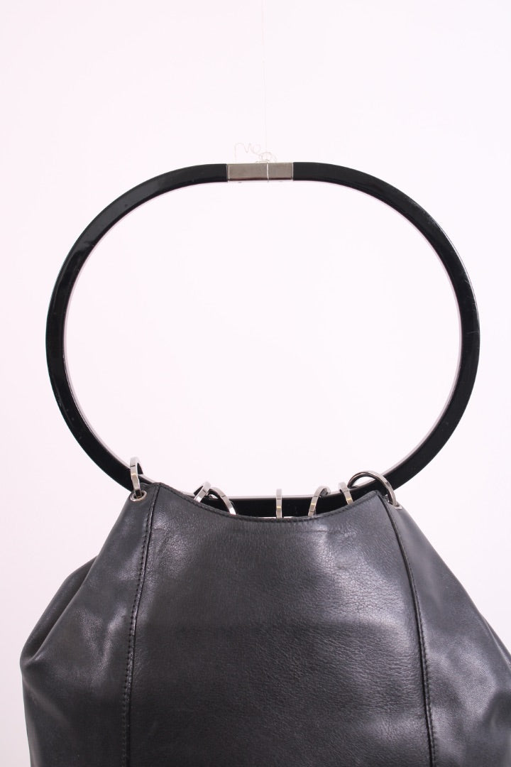 Gucci O Ring Handle Bag Black | O/S, Black