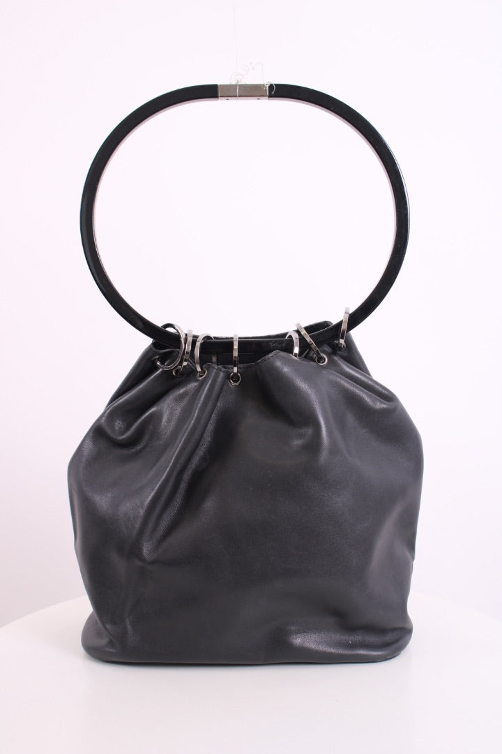 Gucci O Ring Handle Bag Black | O/S, Black