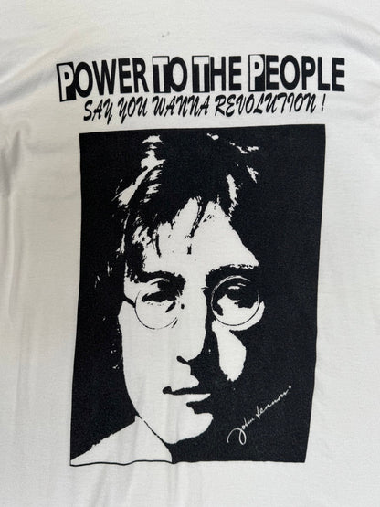 90s John Lennon 'Power To The People' Graphic Tee