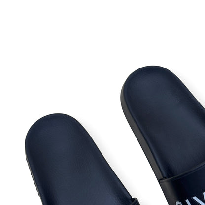 GIVENCHY PARIS LOGO RUBBER SLIDE BLACK 37 / UK4 | UK 4, Black