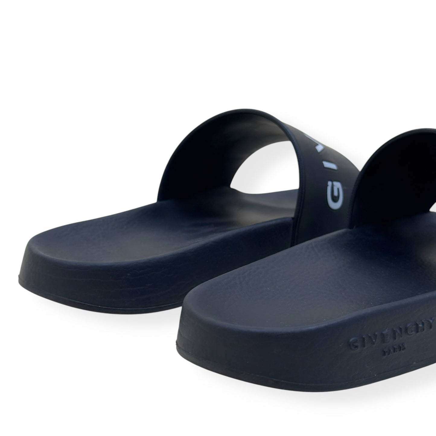 GIVENCHY PARIS LOGO RUBBER SLIDE BLACK 37 / UK4 | UK 4, Black