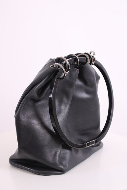 Gucci O Ring Handle Bag Black | O/S, Black