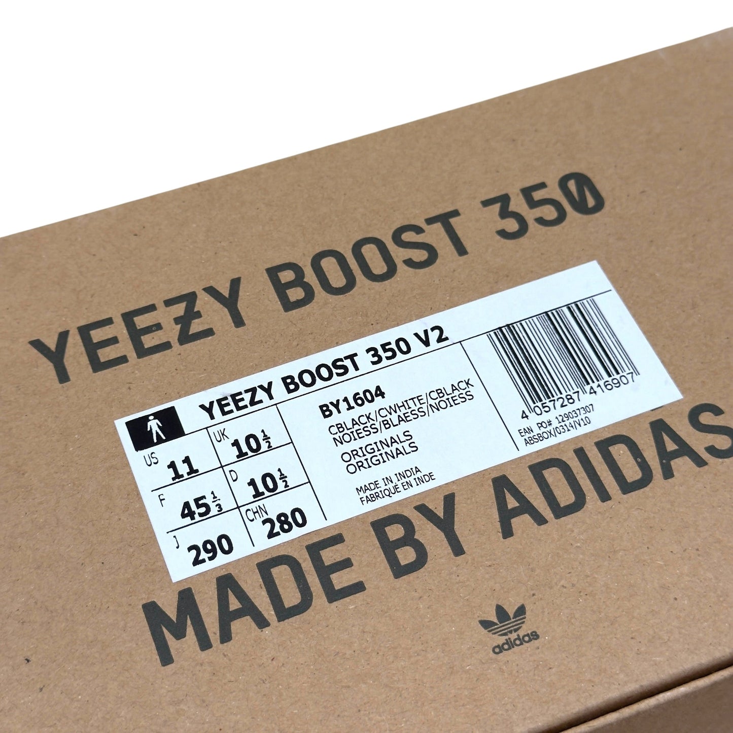 YEEZY BOOST 350 V2 OREO BLACK WHITE UK10.5 | UK 10.5, Black