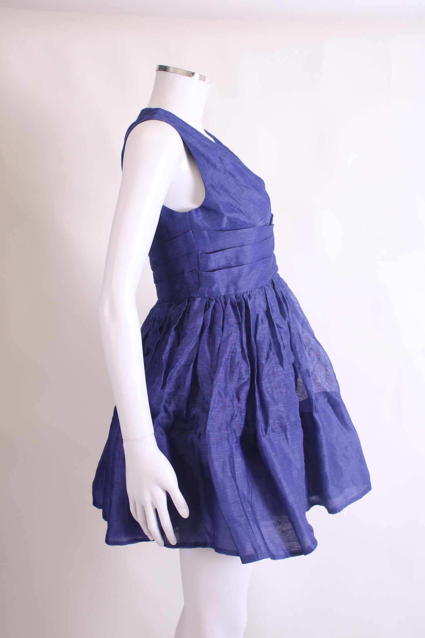 Zimmermann S/S Fit & Flare Dress Navy 10 | O/S, Navy