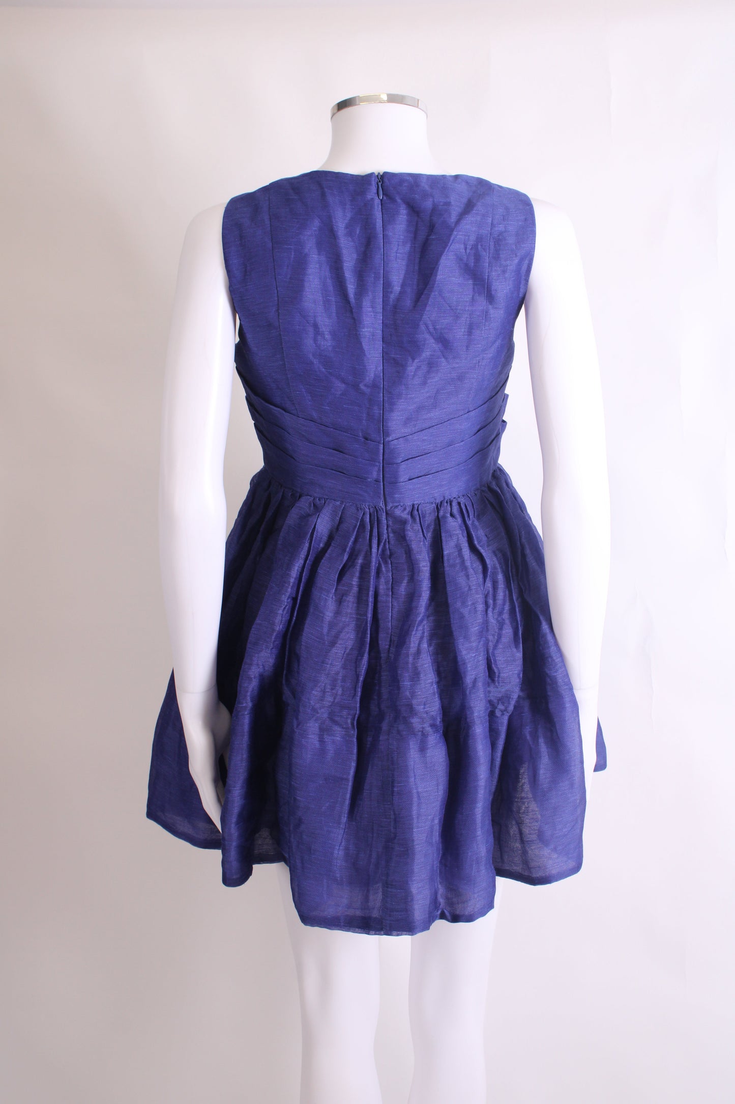 Zimmermann S/S Fit & Flare Dress Navy 10 | O/S, Navy