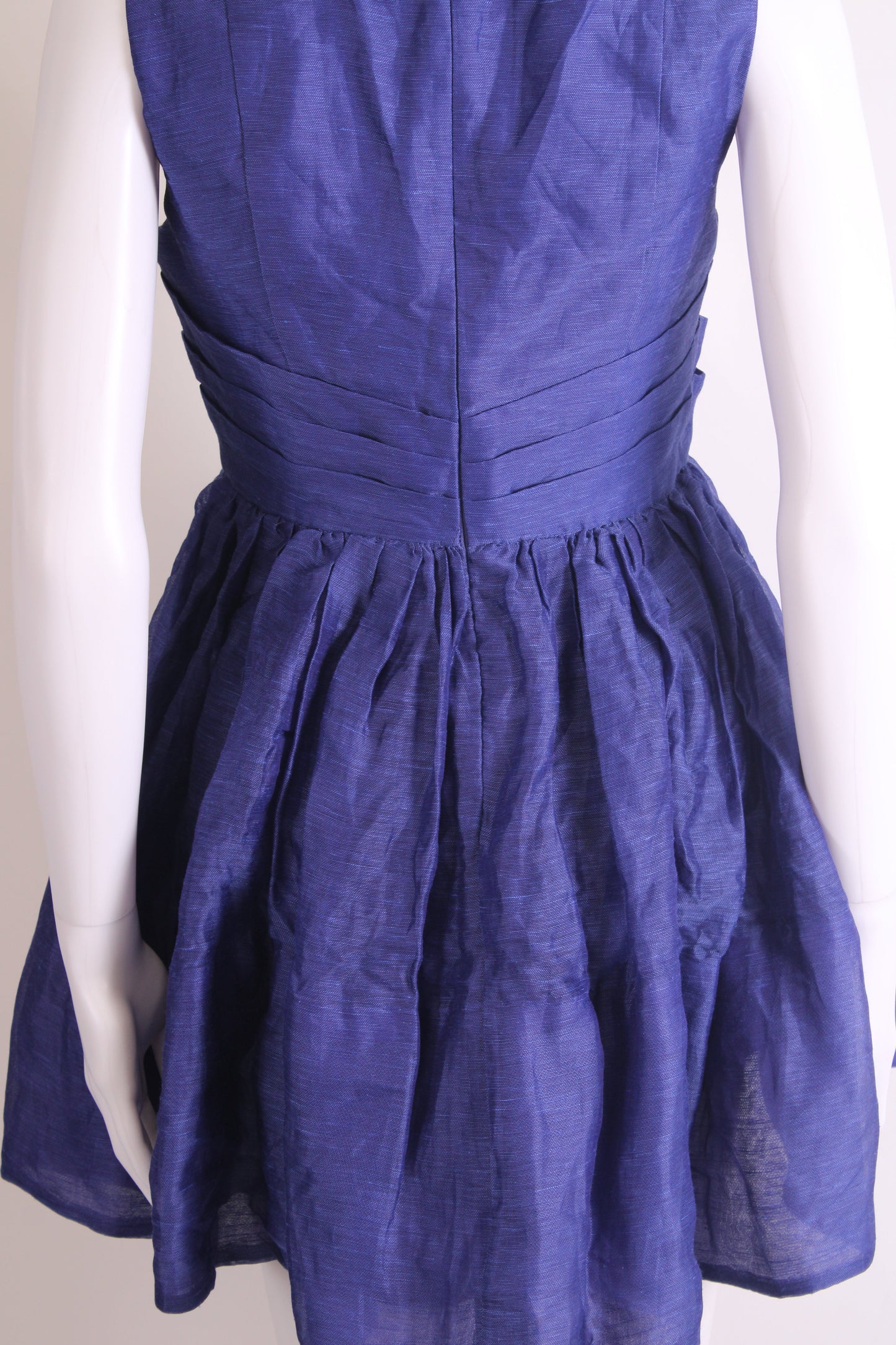 Zimmermann S/S Fit & Flare Dress Navy 10 | O/S, Navy