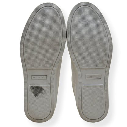THOM SWEENEY PEBBLED LEATHER SNEAKER WHITE UK9 | UK 9, White