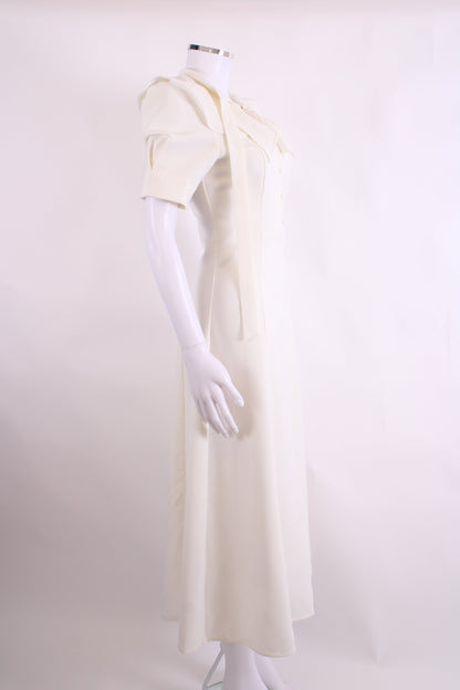ALB by Anne Louise S/S Kensington Dress White XS | O/S, White