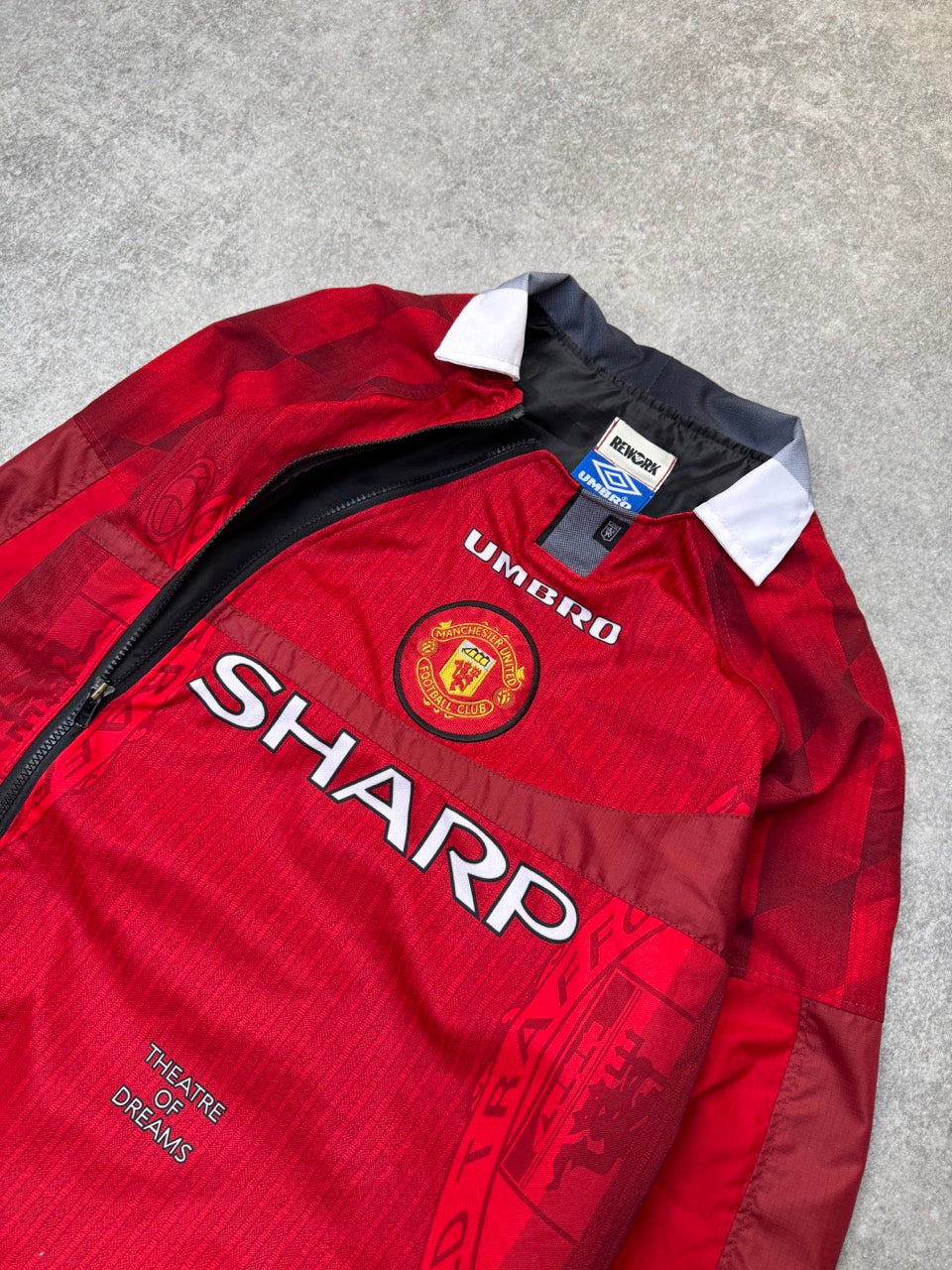 VT Rework: 1996-1998 Manchester United Home Asymmetrical Jacket