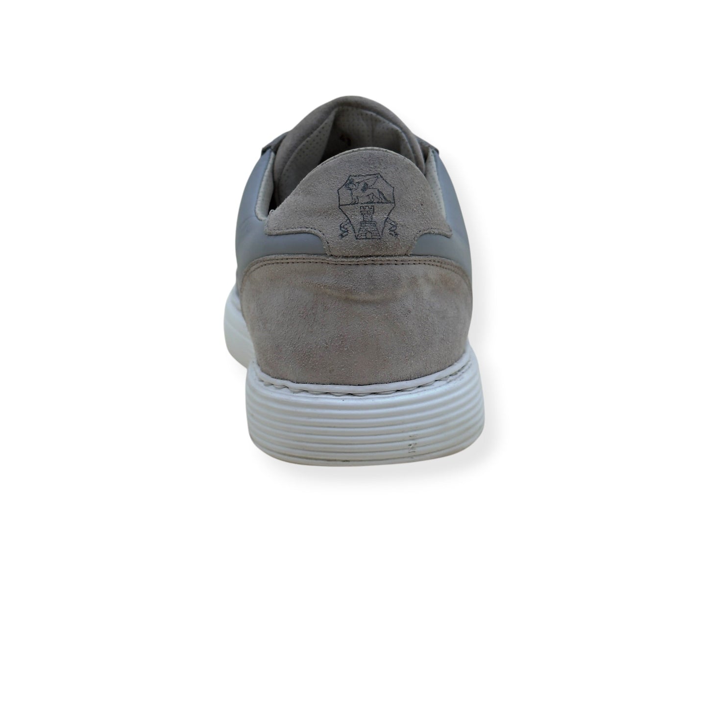 BRUNELLO CUCINELLI SUEDE / LEATHER SNEAKER GREY / WHITE 43 / UK9 | UK 9, Grey