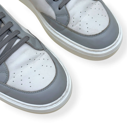 BRUNELLO CUCINELLI SUEDE / LEATHER SNEAKER GREY / WHITE 43 / UK9 | UK 9, Grey