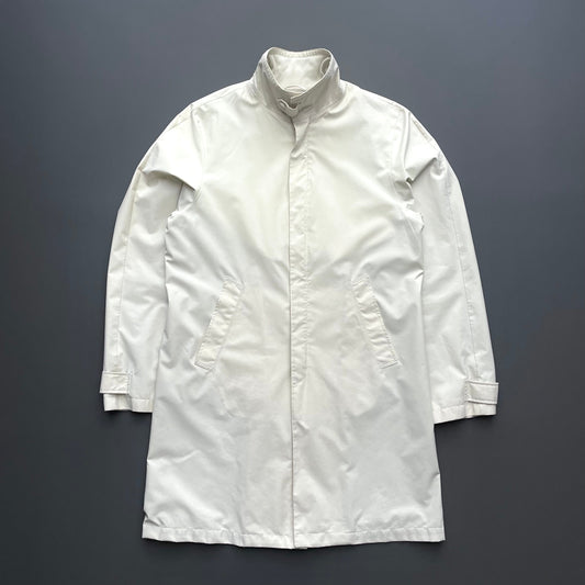 Prada Sport Cream 00s Goretex Longline Trench Coat | Large, Cream