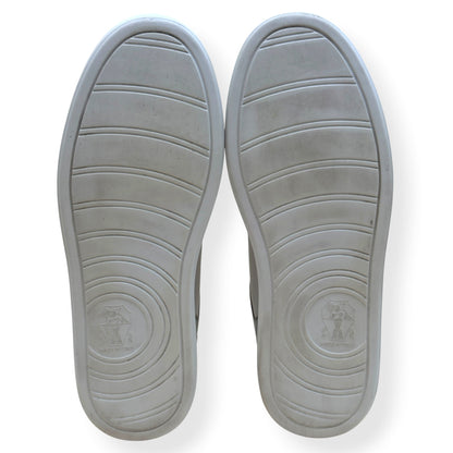 BRUNELLO CUCINELLI SUEDE / LEATHER SNEAKER GREY / WHITE 43 / UK9 | UK 9, Grey