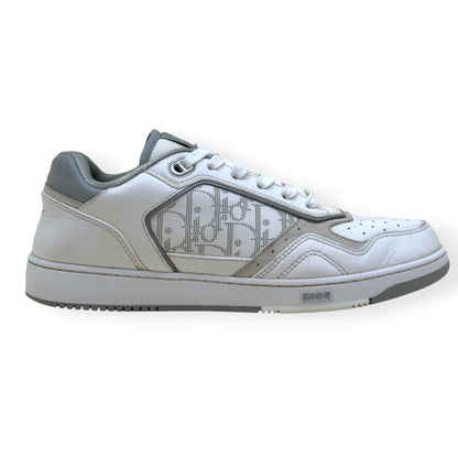 DIOR B27 LOW TOP OBLIQUE SNEAKER WHITE GREY 42.5 / UK8.5 | UK 8.5, Grey