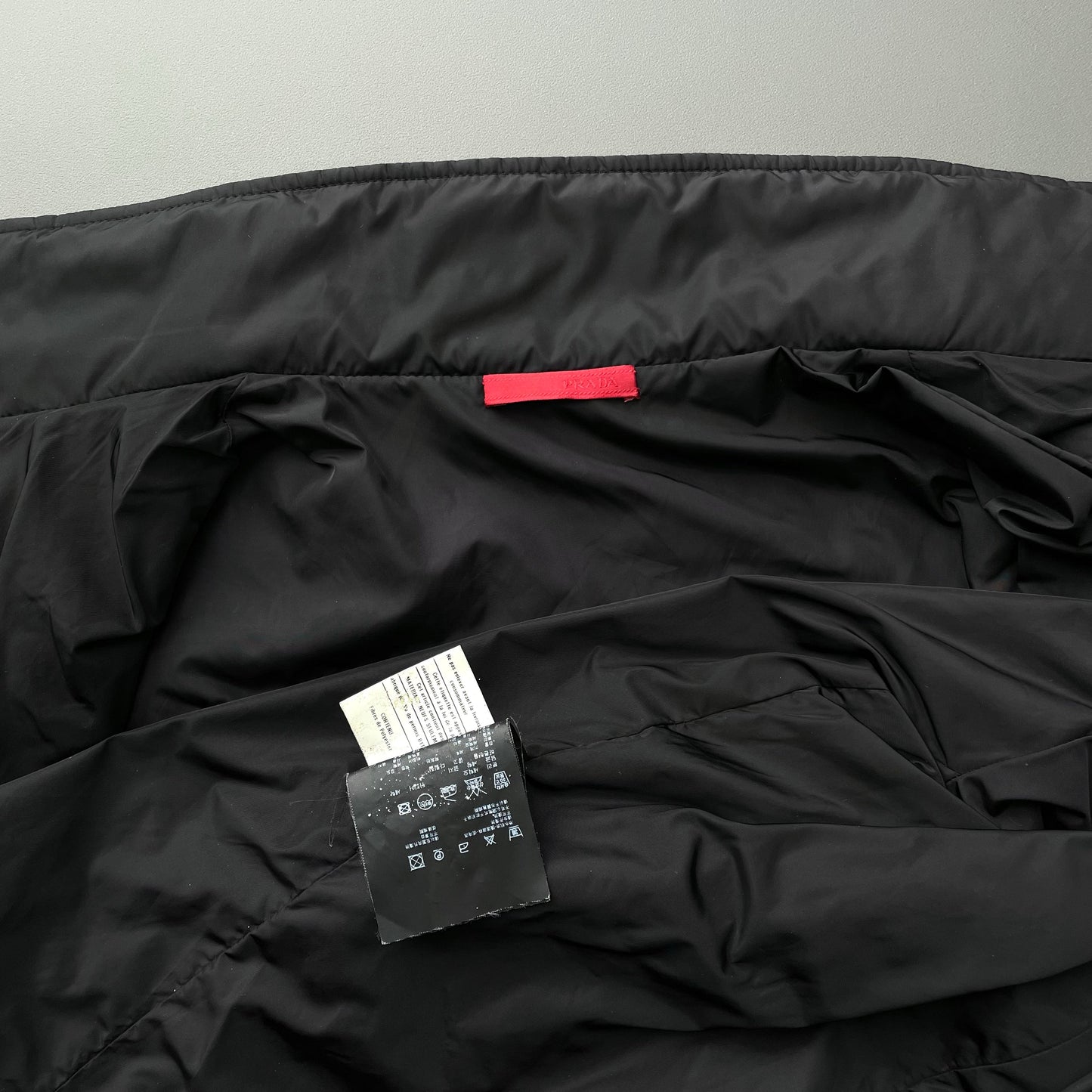 Prada Sport Black 2009 Padded Nylon Technical Jacket | Large, Black