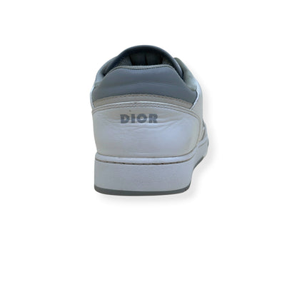 DIOR B27 LOW TOP OBLIQUE SNEAKER WHITE GREY 42.5 / UK8.5 | UK 8.5, Grey