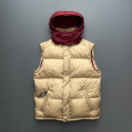 Prada Sport Gold 99/00 Duck Down Gilet | Large, Gold