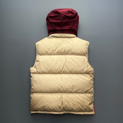 Prada Sport Gold 99/00 Duck Down Gilet | Large, Gold