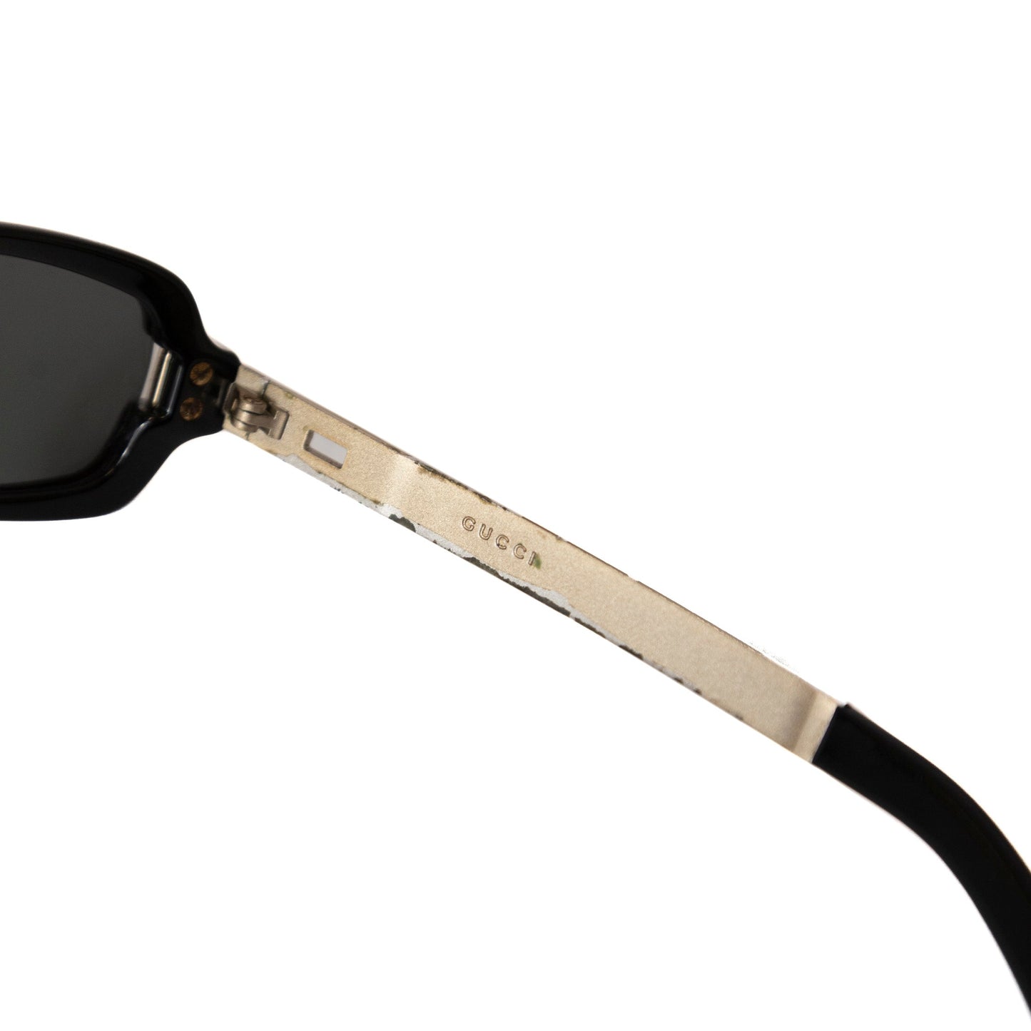 Gucci Gold Rectangle Sunglasses