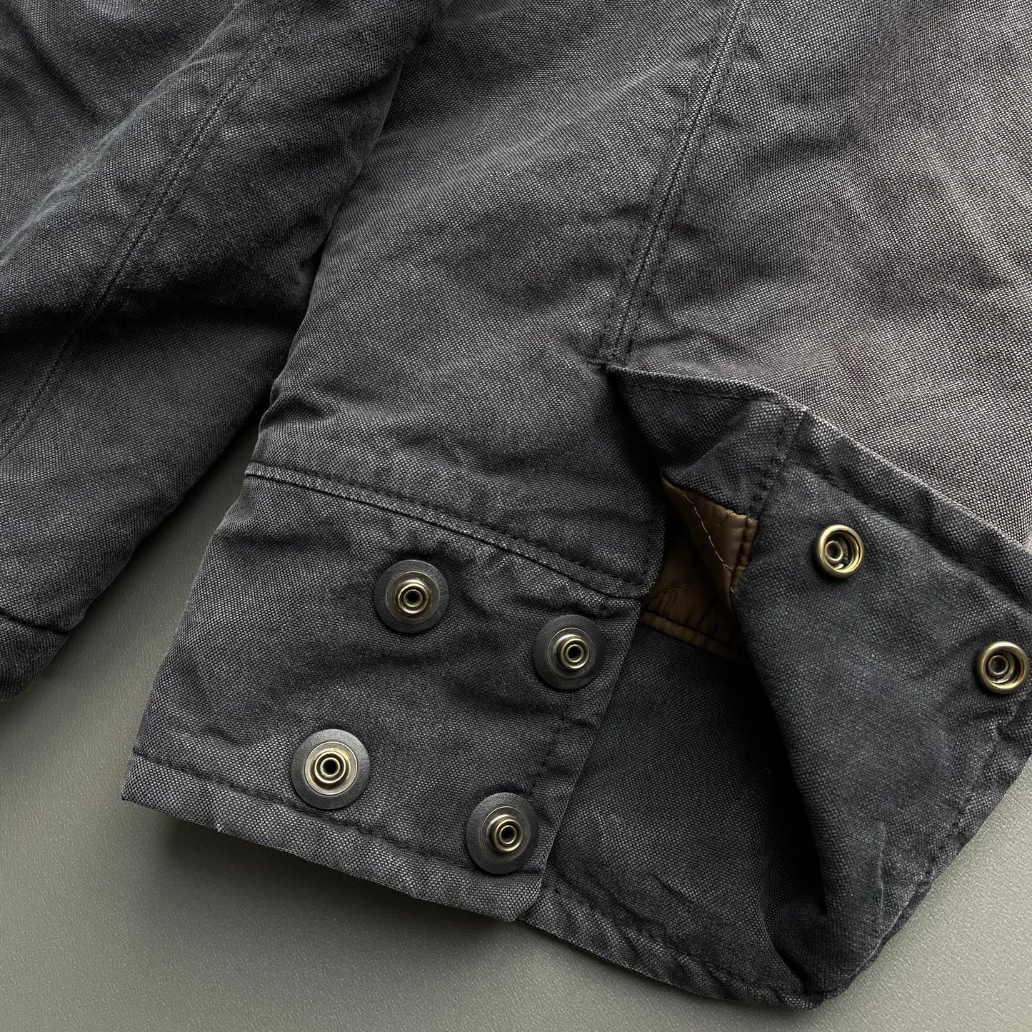 Boneville Dark Grey AW95 Boxy Canvas Jacket | Large, Grey