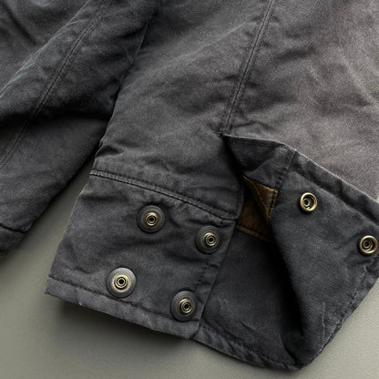 Boneville Dark Grey AW95 Boxy Canvas Jacket | Large, Grey