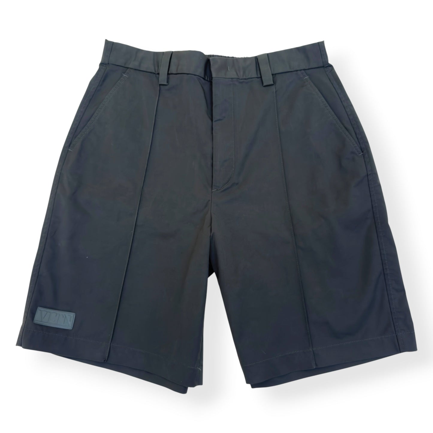 VALENTINO LOGO-PATCH TECHNICAL BERMUDA SHORTS KHAKI 48 / S | Small, Khaki