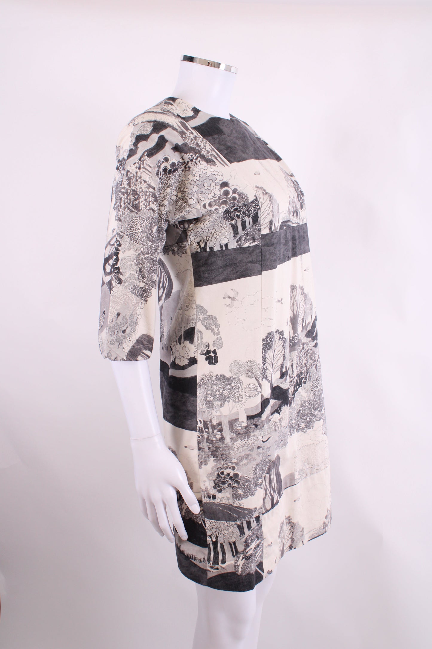 Chloe Dress Black/White 14 | O/S, Black